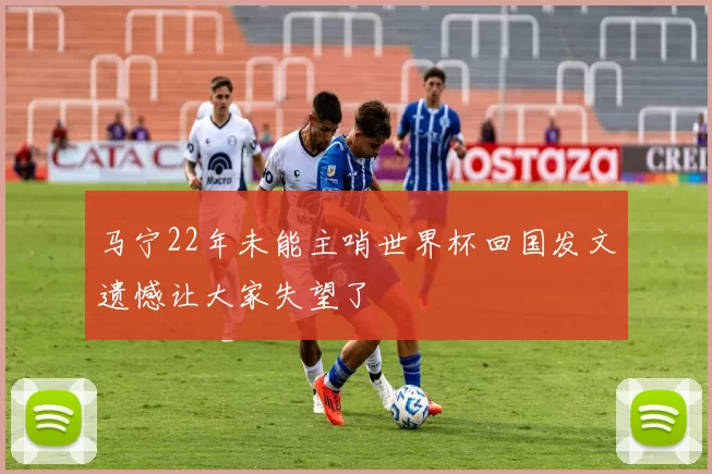 马宁22年未能主哨世界杯回国发文遗憾让大家失望了